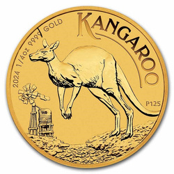 Złota Moneta Australijski Kangur 1/4 uncji(K) 24h