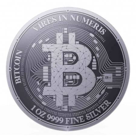 Srebrna Moneta NIUE ISLAND - Bitcoin 1 uncja 2023 24h