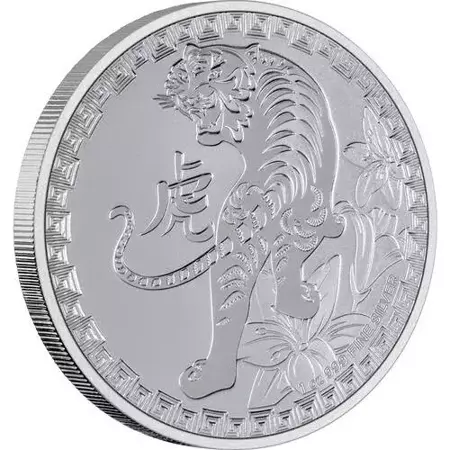 Srebrna Moneta Niue - Rok Tygrysa 1 uncja 24h