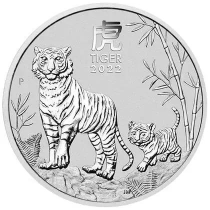Srebrna Moneta Rok Tygrysa 1 uncja 24h