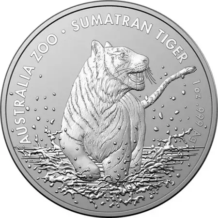 Srebrna Moneta Sumatrzański Tygrys 1 uncja 24h