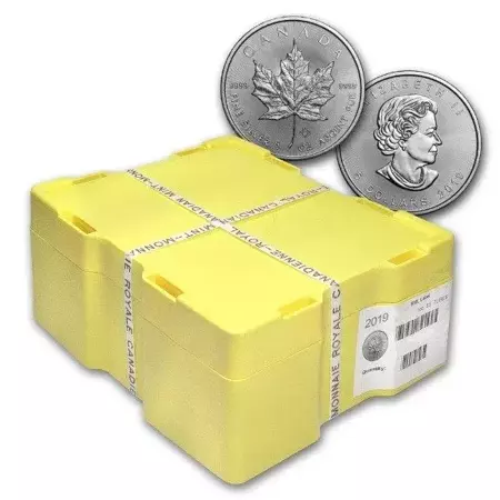 Zestaw Srebrna Moneta Kanadyjski Liść Klonowy 500x1oz