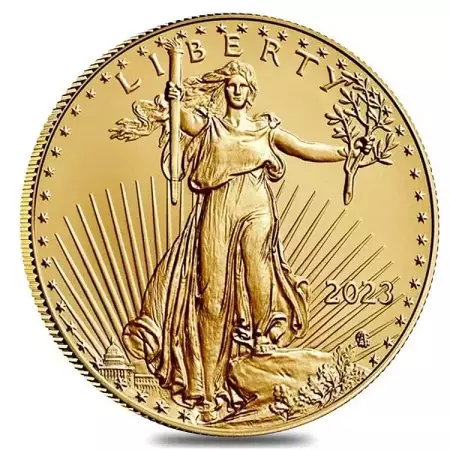 Złota Moneta Amerykański Orzeł - NOWY MOTYW 1 uncja NAJTANIEJ