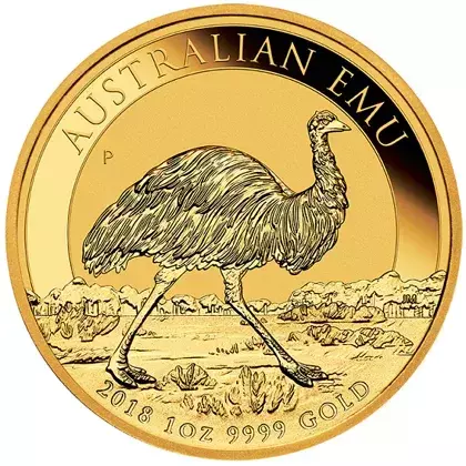 Złota Moneta Australijski Emu 1 uncja 2018r 24h