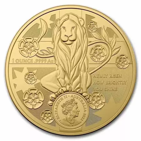 Złota Moneta Australijski Herb 1 uncja 2022r LIMITOWANA