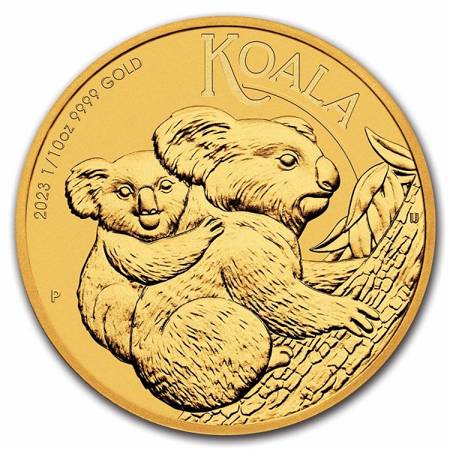 Złota Moneta Australijski Koala 1/10 uncji 2023  24h