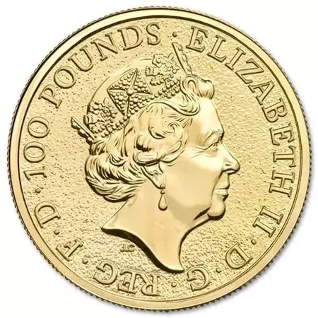 Złota Moneta Bestie Królowej: Gryf Edwarda III  1 uncja  2017 24h