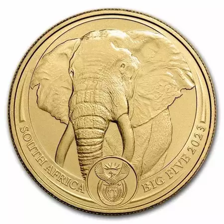 Złota Moneta Big Five Elephant 1 uncja 2023 NOWOŚĆ