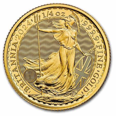 Złota Moneta Britannia 2022/2023 1/4 uncji 