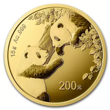 Złota Moneta Chińska Panda 15g 24h