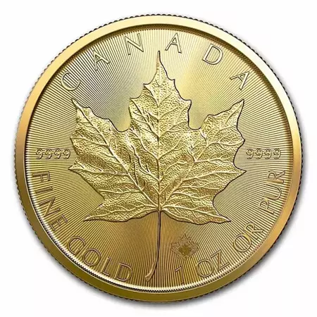 Złota Moneta Kanadyjski Liść Klonowy 1 uncja